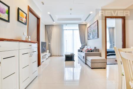Phòng khách Căn hộ Vinhomes Central Park tầng cao hướng Đông Bắc tháp Central 3