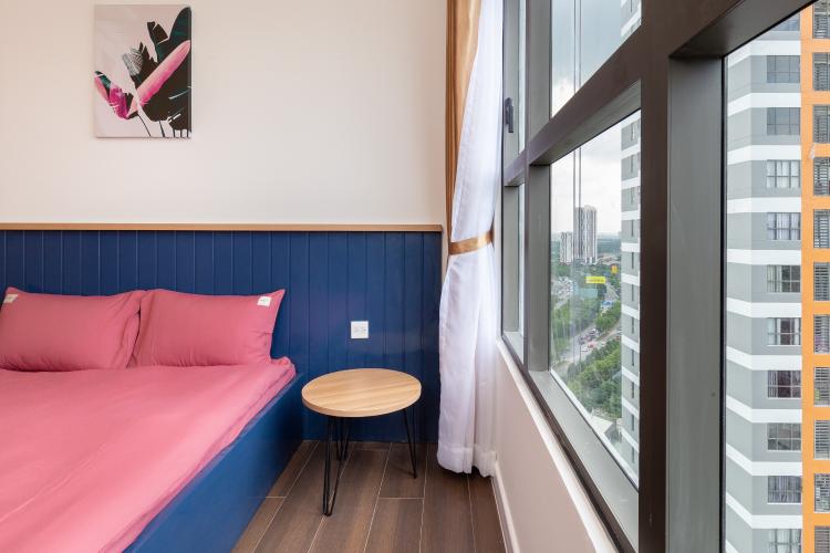 Phòng ngủ căn hộ The Sun Avenue Căn hộ The Sun Avenue tầng trung, view thành phố nhộn nhịp.