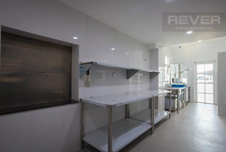 Khu Vực Bếp biệt thự Nhà Bè Bán hoặc cho thuê biệt thự KDC Kim Long, Nhà Bè, diện tích đất 10x21m, đầy đủ nội thất cao cấp, cửa hướng Nam