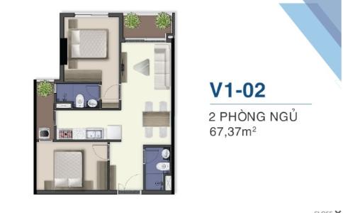 Mặt bằng căn hộ Q7 Saigon Riverside Bán căn hộ Q7 Saigon Riverside ban công hướng Bắc, view sông Sài Gòn.