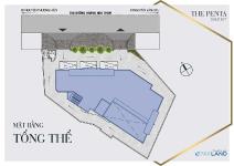 THE PENTA - Mặt bằng tổng thể dự án The Penta