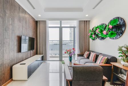 Căn hộ Vinhomes Central Park 2 phòng ngủ tầng thấp C1 view sông