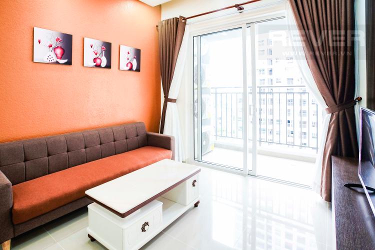 Phòng Khách Cho thuê căn hộ Sunrise Riverside 2PN, hướng Nam, đầy đủ nội thất, view hồ bơi