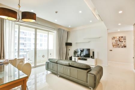 Phòng Khách Căn hộ The Estella Residence 2 phòng ngủ tầng thấp 4A nội thất đầy đủ