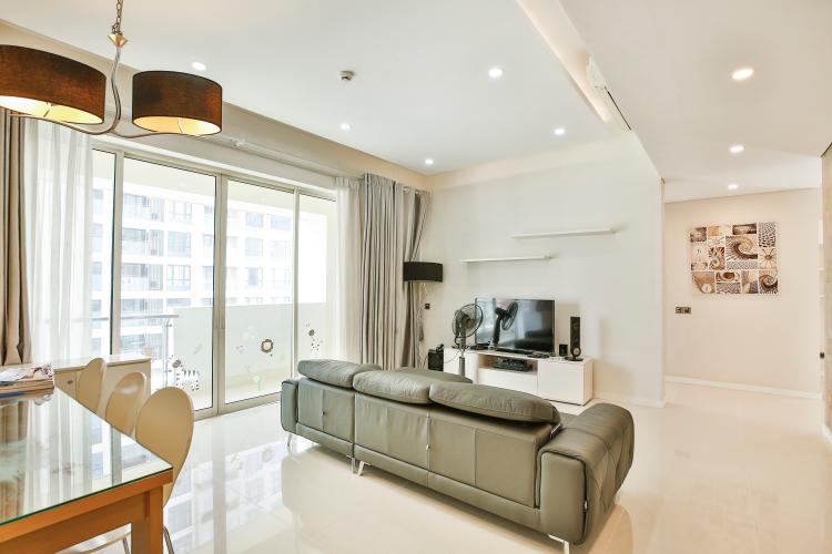 Phòng Khách Căn hộ The Estella Residence 2 phòng ngủ tầng thấp 4A nội thất đầy đủ