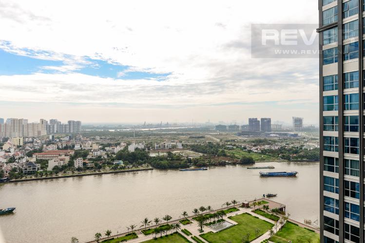 View Căn hộ Vinhomes Central Park 3 phòng ngủ tầng cao P2 view sông