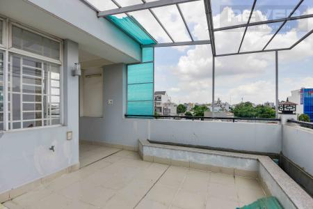 Sân Thượng Sau Cho thuê nhà phố hẻm Nguyễn Duy Trinh, Q2, 3 phòng ngủ, không có nội thất, hướng Đông Nam