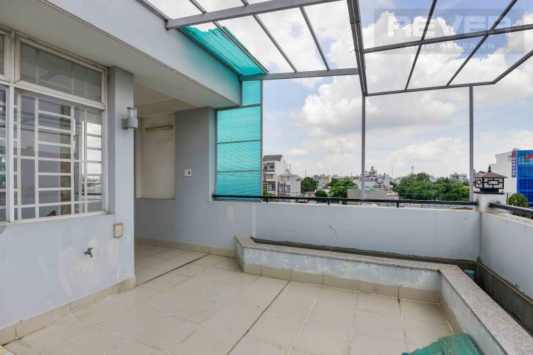 Sân Thượng Sau Cho thuê nhà phố hẻm Nguyễn Duy Trinh, Q2, 3 phòng ngủ, không có nội thất, hướng Đông Nam