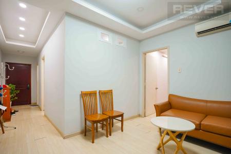 Cho thuê căn hộ chung cư Vạn Đô 1PN, tầng 12A, đầy đủ nội thất