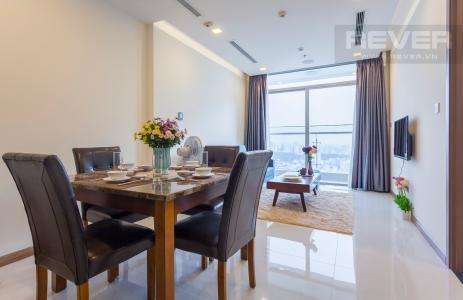 Bàn ăn 4 ghế Căn hộ Vinhomes Central Park tầng cao hướng Tây Nam Park 6
