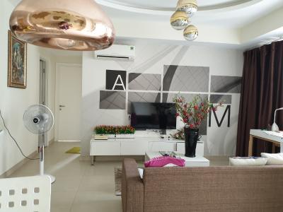 Phòng khách căn hộ Masteri Thảo Điền Bán căn hộ Masteri Thảo Điền 2PN, tháp T3, đầy đủ nội thất, sổ hồng, view sông