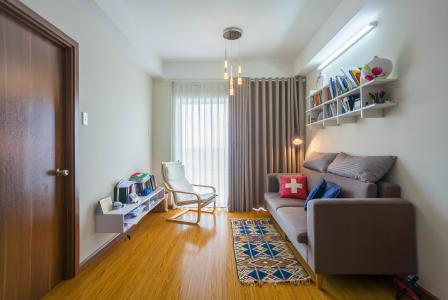 Phòng Khách Bán căn hộ Flora Anh Đào Quận 9, 2PN, đầy đủ nội thất