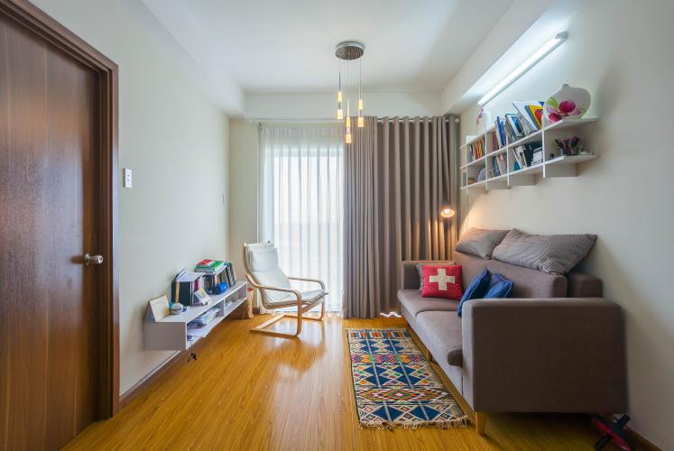 Phòng Khách Bán căn hộ Flora Anh Đào Quận 9, 2PN, đầy đủ nội thất