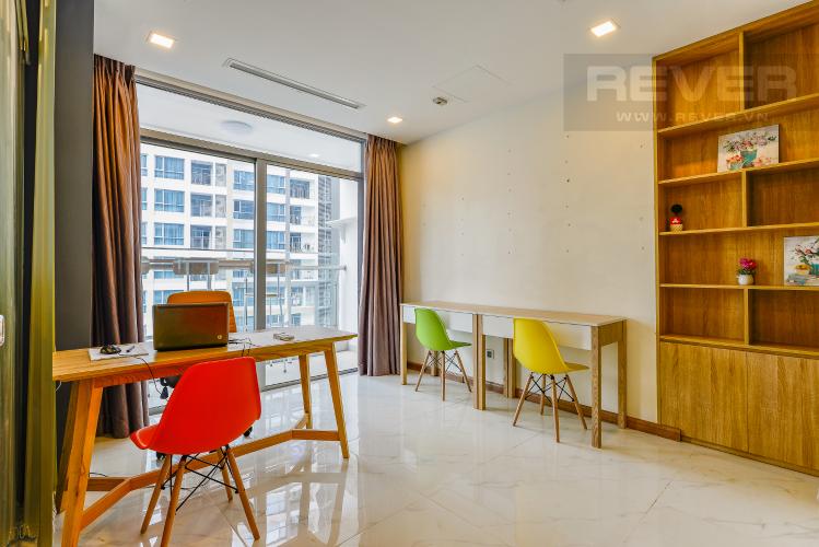 Phòng làm việc Căn góc Vinhomes Central Park 4 phòng ngủ tầng trung Park 6