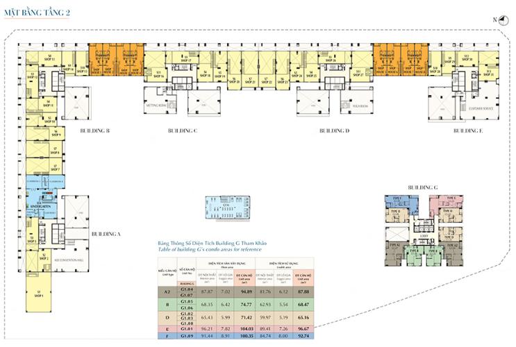Saigon South Residence - mat-bang-tang-2-can-ho-Saigon-South-Residence
