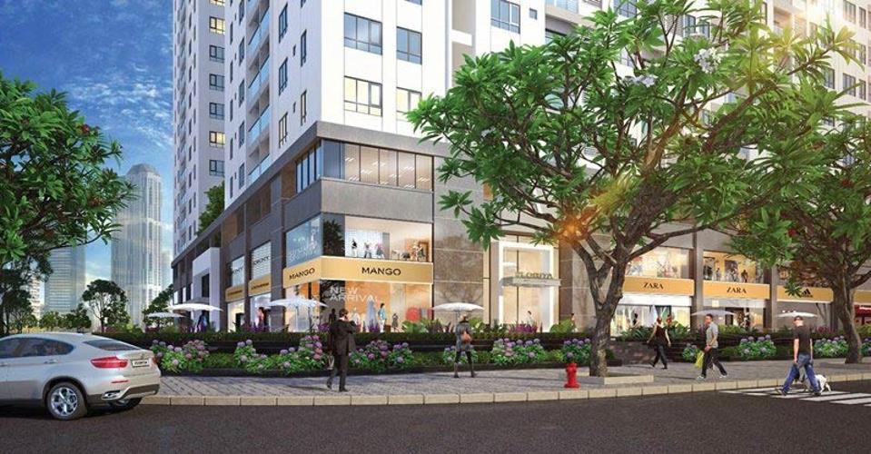 Mặt tiền Shop House Q7 Sài Gòn Riverside Bán shop-house Q7 Saigon Riverside dân cư sầm uất, hiện đại.