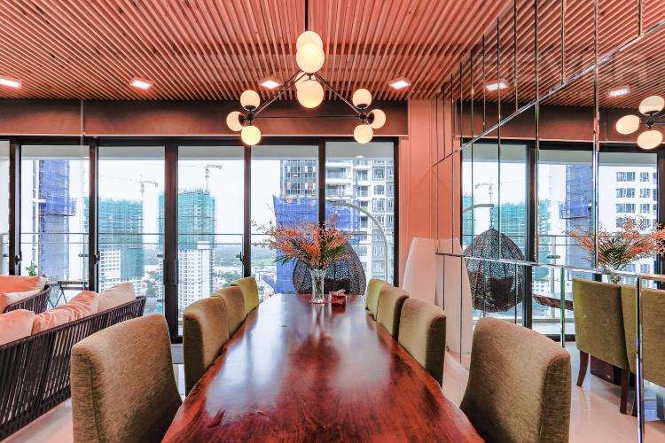 Phòng Ăn Căn góc Estella Heights 3 phòng ngủ tầng cao hướng Bắc tòa T1