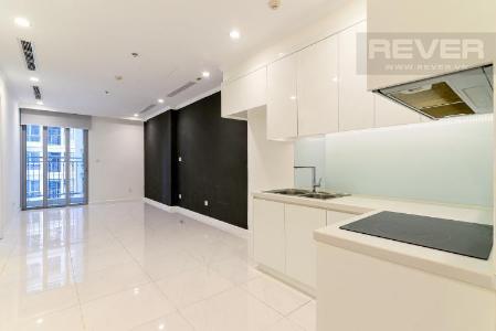 Bếp căn hộ VINHOMES CENTRAL PARK Cho thuê căn hộ Vinhomes Central Park 1PN, tầng 15, diện tích 53m2, nội thất cơ bản