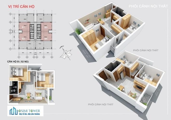 OSIMI TOWER - Mặt bằng căn hộ Osimi Tower Gò Vấp