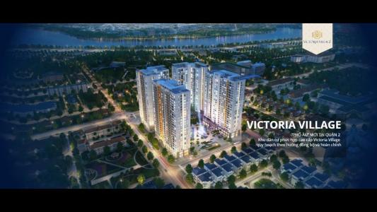 Bán căn hộ Victoria Village diện tích 67m2, 2 phòng ngủ. Ban công hướng Đông Nam.