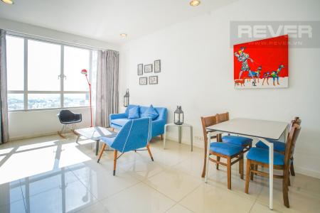 Phòng Khách căn hộ Sunrise City Bán căn hộ Sunrise City 2PN, đầy đủ nội thất, diện tích 105m2, view hồ bơi và thành phố