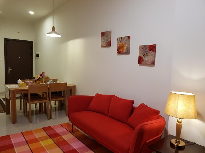 Phòng khách The Sun Avenue Căn hộ tầng 9 The Sun Avenue 2 phòng ngủ, view thành phố.