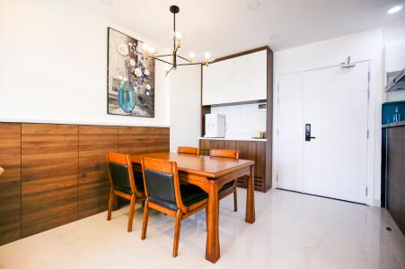 phòng ăn căn hộ Terra Royal Cho thuê căn hộ tầng cao Terra Royal đầy đủ nội thất hiện đại.