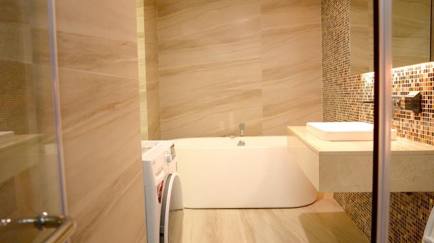 Phòng tắm căn hộ dịch vụ Căn hộ dịch vụ Kim Residence đầy đủ nội thất, view thoáng mát.