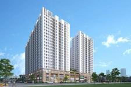 Building căn hộ q7 boulevard Căn hộ Q7 Boulevard tầng trung, bàn giao kèm nội thất cơ bản.