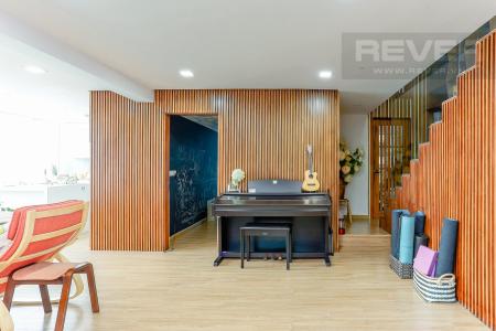 Không Gian Phòng Khách căn hộ PHÚ HOÀNG ANH Bán duplex sân vườn Phú Hoàng Anh 3PN, tầng cao, tháp B, đầy đủ nội thất, view thoáng