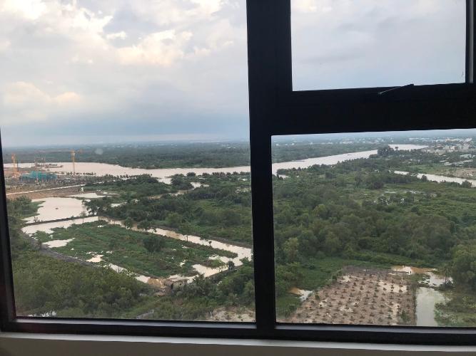 view căn hộ Vinhomes Grand Park Cho thuê căn hộ 2 phòng ngủ, view nội khu và sông Vinhomes Grand Park