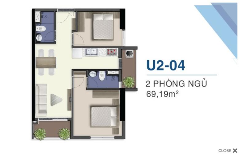 Căn hộ Q7 Saigon Riverside tầng 34, nội thất cơ bản.