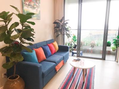 Phòng khách căn hộ Diamond Island - Đảo Kim Cương Cho thuê căn hộ Diamond Island - Đảo Kim Cương 1PN, đầy đủ nội thất, view nội khu yên tĩnh