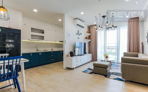 Phòng Khách Căn hộ Happy Residence 2 phòng ngủ tầng trung tháp B nội thất đầy đủ