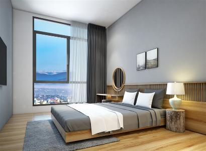 Phòng ngủ căn hộ Eco Green Saigon Bán căn hộ tầng trung thoáng mát Eco Green Saigon tiện ích đa dạng.