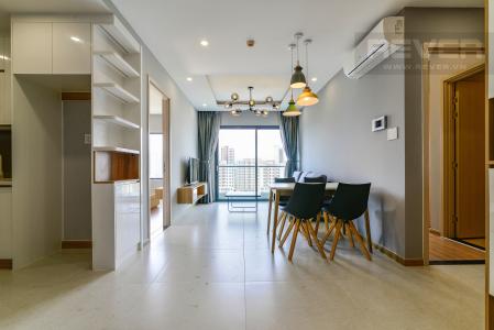 Phòng Khách Cho thuê căn hộ New City Thủ Thiêm 2PN 2WC, hướng Tây Bắc, view công viên