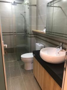 phòng vệ sinh nhà phố park riverside Nhà phố diện tích 75m2, trong KDC Park Riverside Tân Cảng.