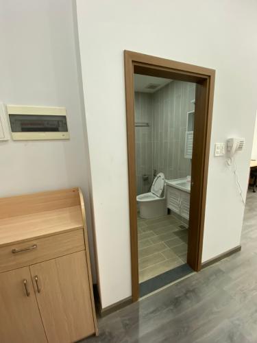 Mặt bằng officetel The Sun Avenue Cho thuê officetel The Sun Avenue, diện tích 44.1m2 - 1 phòng ngủ, đầy đủ nội thất văn phòng