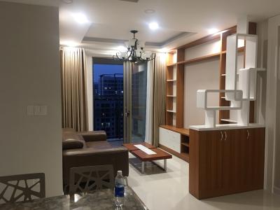 Phòng khách căn hộ Saigon South Residence Bán căn hộ Saigon South Residence nội thất đầy đủ, ban công hướng Bắc.