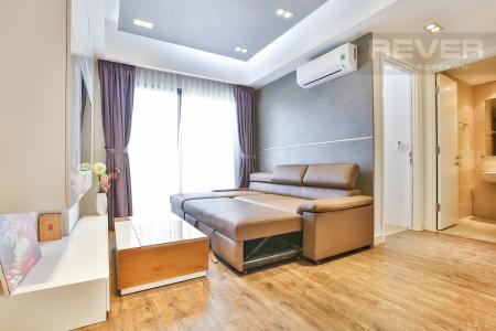 Phòng Khách Căn hộ Masteri Thảo Điền tầng cao T5 thiết kế đẹp, nội thất thông minh