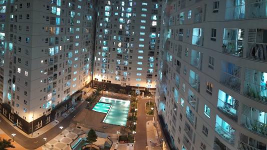 Tara Residence, Quận 8 Căn hộ Tara Residence tầng trung, view nội khu hồ bơi.