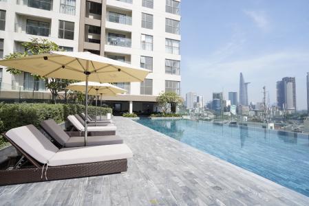 Căn hộ Masteri Millennium, quận 4 Căn hộ tầng trung Masteri Millennium nội thất đầy đủ hiện đại