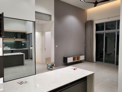 Không gian căn hộ Palm Heights, Quận 2 Căn hộ tầng trệt Palm Heights đầy đủ nội thất, 2 phòng ngủ.