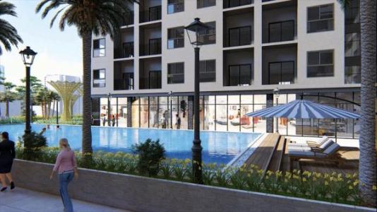 Tiện ích Bcons Green View Căn hộ Bcons Green View tầng thấp, không có nội thất.