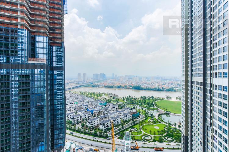 View Căn hộ Vinhomes Central Park tầng cao Landmark 2 view đẹp về sông và Landmark 81