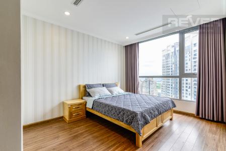 Phòng Ngủ 1 Căn hộ Vinhomes Central Park 3 phòng ngủ tầng cao L2 hướng Tây Nam
