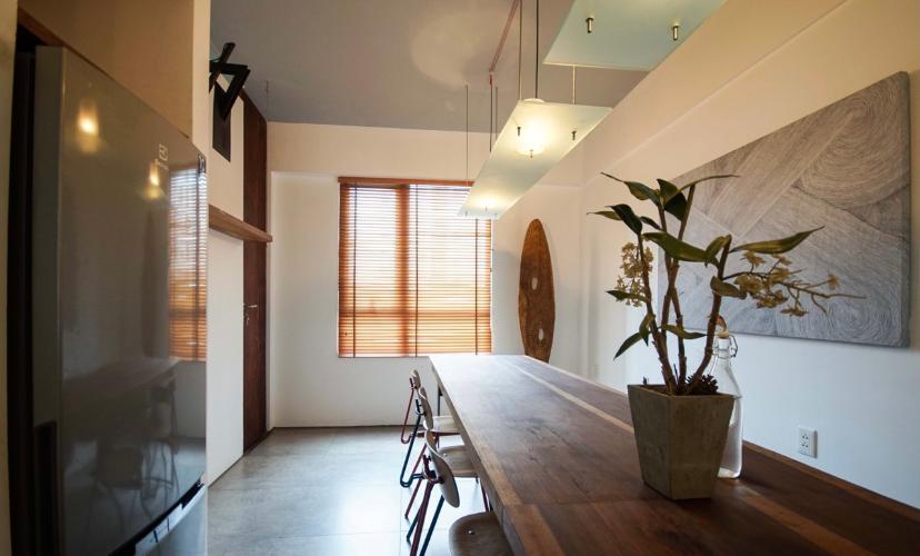 Phòng bếp Masteri Thảo Điền Quận 2 Căn hộ Masteri Thảo Điền view sông, nội thất đầy đủ.