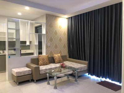 Phòng khách The Gold View, Quận 4 Căn hộ The Gold View view sông thoáng mát, nội thất sang trọng.