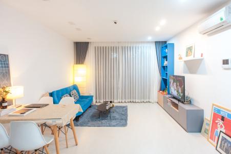 can-ho-THE-GOLD-VIEW Bán căn hộ The Gold View 1PN, tầng trung, đầy đủ nội thất, hướng cửa Tây Nam