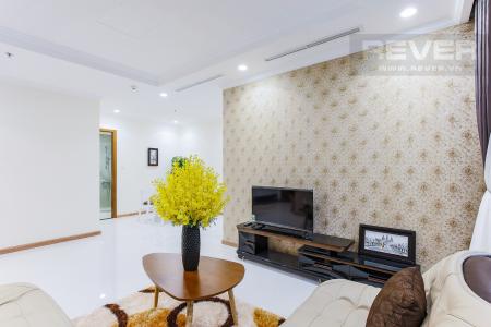 Phòng Khách Căn góc Vinhomes Central Park 3 phòng ngủ tầng trung L2 view sông